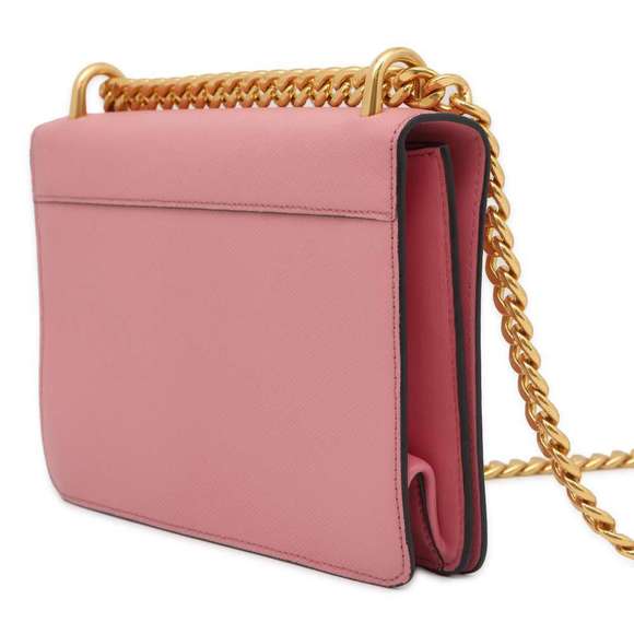 Prada Shoulder Chain Pink Saffiano Bag Bag - Picture 1 of 9